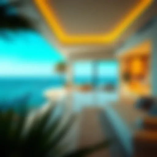 Luxurious beach house with stunning ocean view
