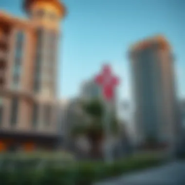 Scenic Architecture of Bur Dubai A scenic view of Bur Dubai showcasing its architectural blend