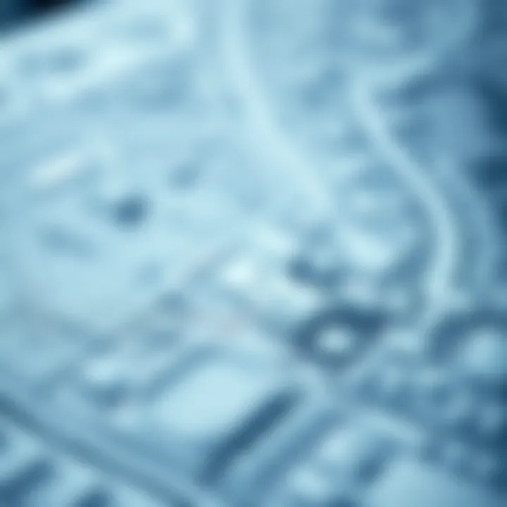 Architectural blueprint of Canal Heights development