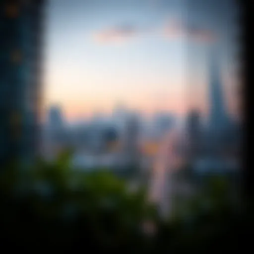 Stunning skyline view of Canal Heights
