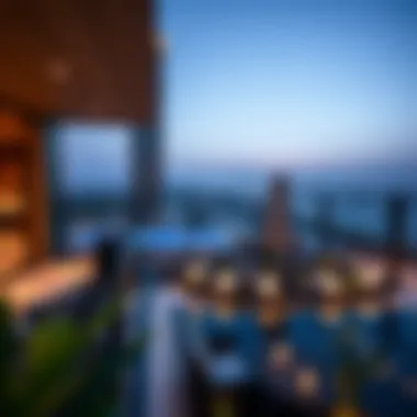 Aerial view of the location of Olivia Residence in Dubai