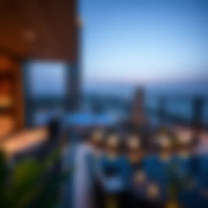 Aerial view of the location of Olivia Residence in Dubai