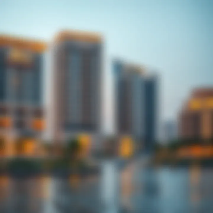 Elegant architectural design of residential buildings