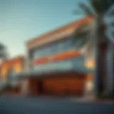 Exterior view of City Walk Cinema showcasing its unique architectural design