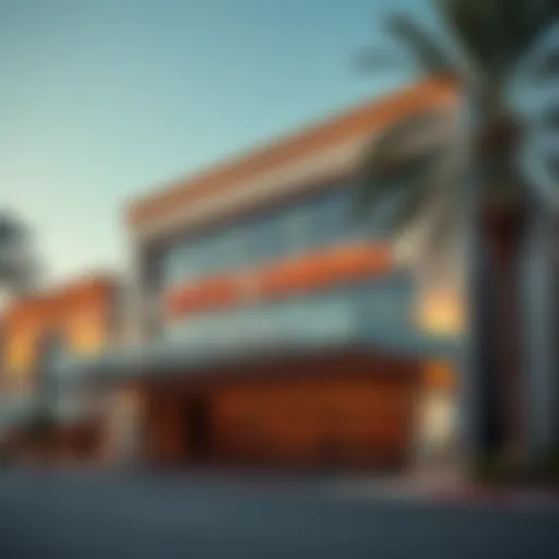Exterior view of City Walk Cinema showcasing its unique architectural design