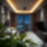 Cozy one-bedroom apartment interior in Bur Dubai