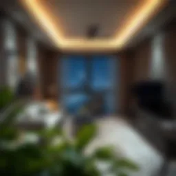 Cozy one-bedroom apartment interior in Bur Dubai