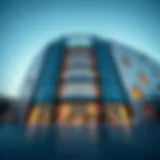 The contemporary facade of Qalaria Mall showcasing its innovative architecture
