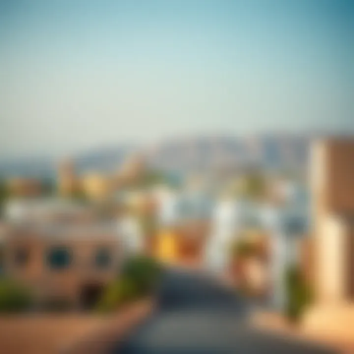 Scenic view of Al-Tawar locality showcasing its unique character