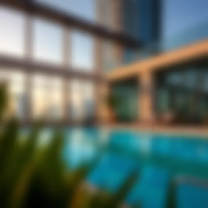 Amenities at Standpoint Residences including pool and fitness center