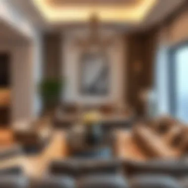 Elegant Living Spaces in Standpoint Residences Luxurious living room interior design depicting elegance and comfort