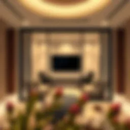 Interior view of a partition room showcasing innovative design