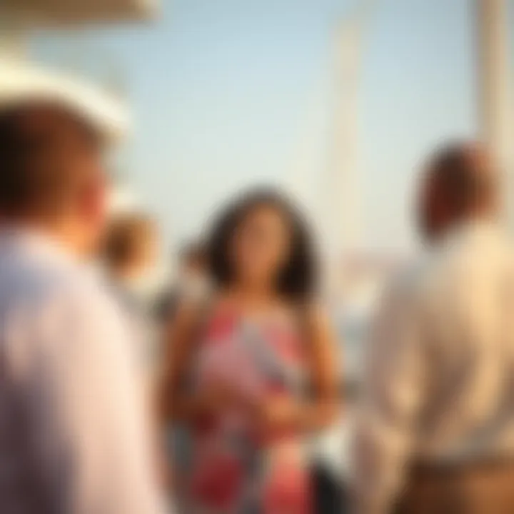 Event at Dubai Marina Yacht Club showcasing community engagement