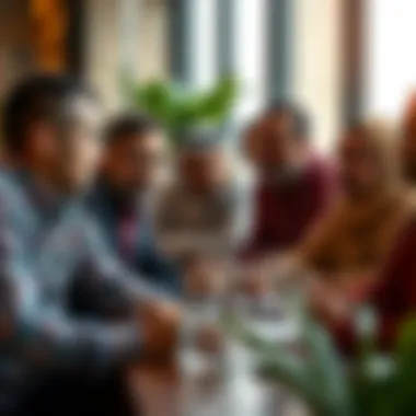 Investment Strategy Discussions in Forum Groups Diverse participants sharing insights about investment strategies