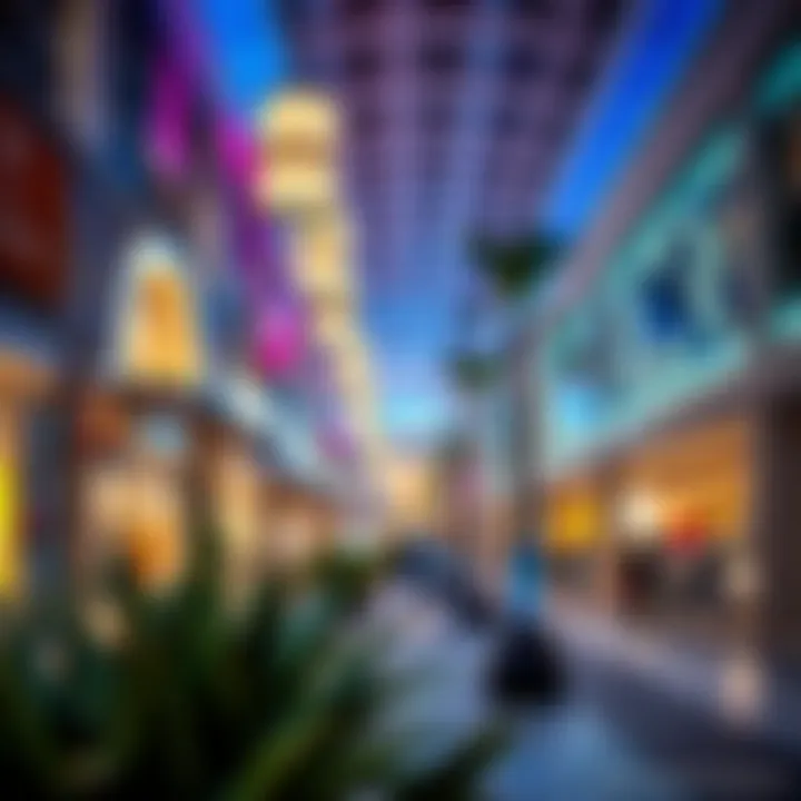 Vibrant shopping scene at The Pointe
