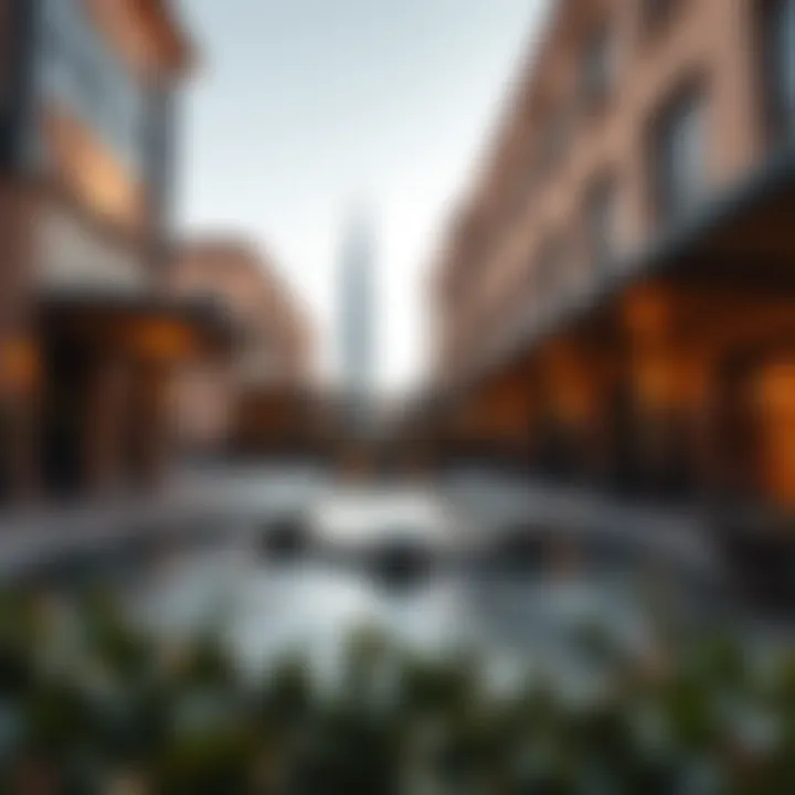 Upscale amenities and lifestyle offerings within Town Square