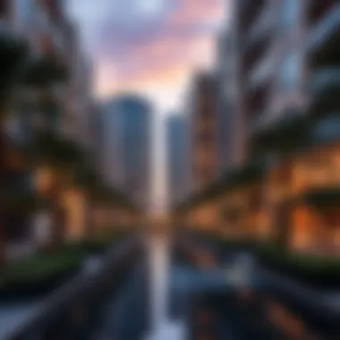 Residential Spaces in City Walk Luxurious residential spaces integrated within the City Walk development