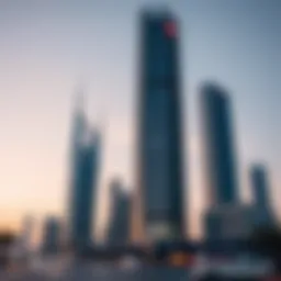 HSBC Tower standing tall against the Dubai skyline