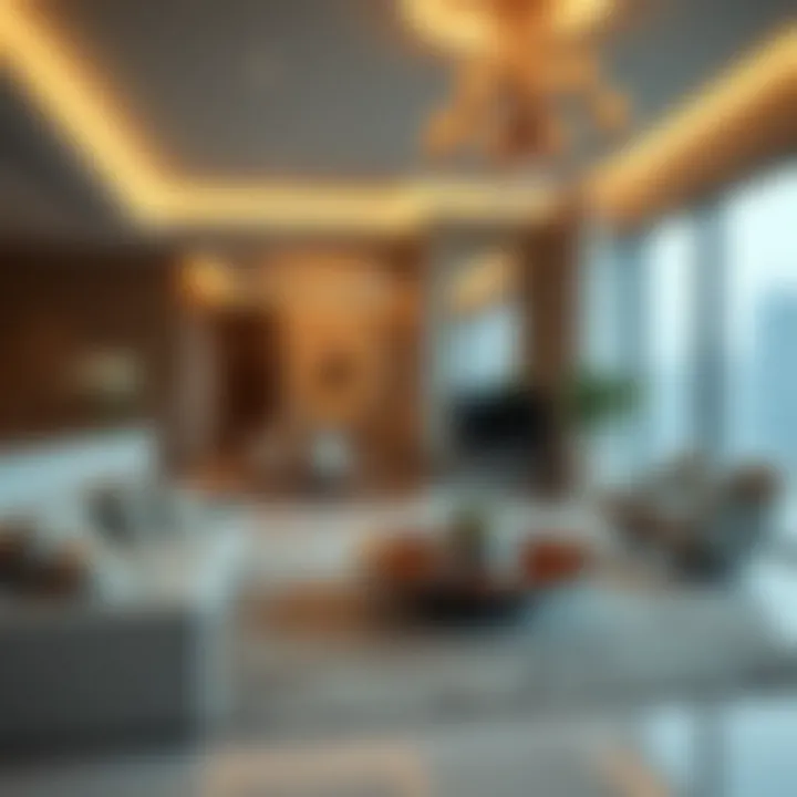 Modern luxury apartment interior reflecting Dubai's real estate market