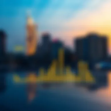 Real Estate Market Trends in Dubai Graph displaying real estate market trends in Dubai
