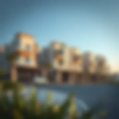 Architectural rendering of residential units on Jubail Island