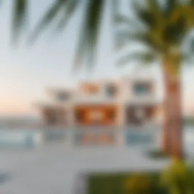 Luxurious beachfront villas in La Mer, highlighting the modern architecture and coastal lifestyle