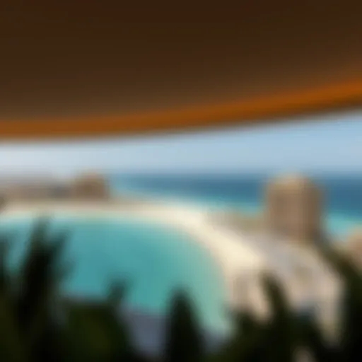 Stunning panoramic view of La Mer Beach showcasing the azure waters and vibrant beachfront