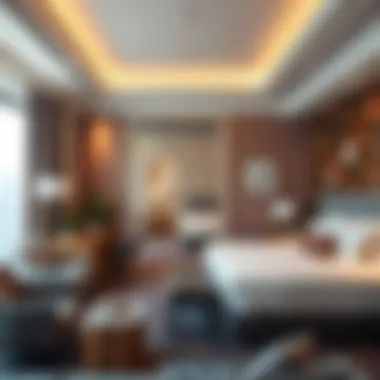 Luxurious suite interior at Mercury Hotel Dubai featuring modern design