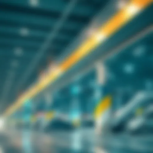 Overview of Dubai Airport parking options showcasing different areas