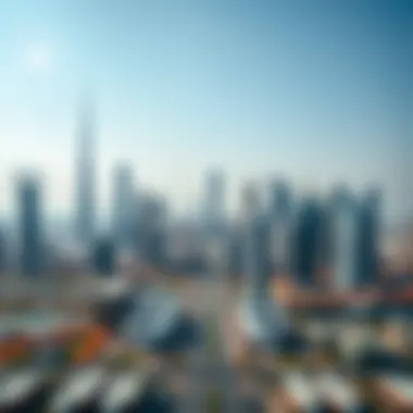 Dubai's Dynamic Banking Landscape Overview of Dubai's skyline with banking institutions