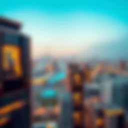 Panoramic view of Al Meena's skyline