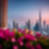 Dubai skyline showcasing residential properties