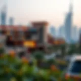 Dubai skyline showcasing luxury properties